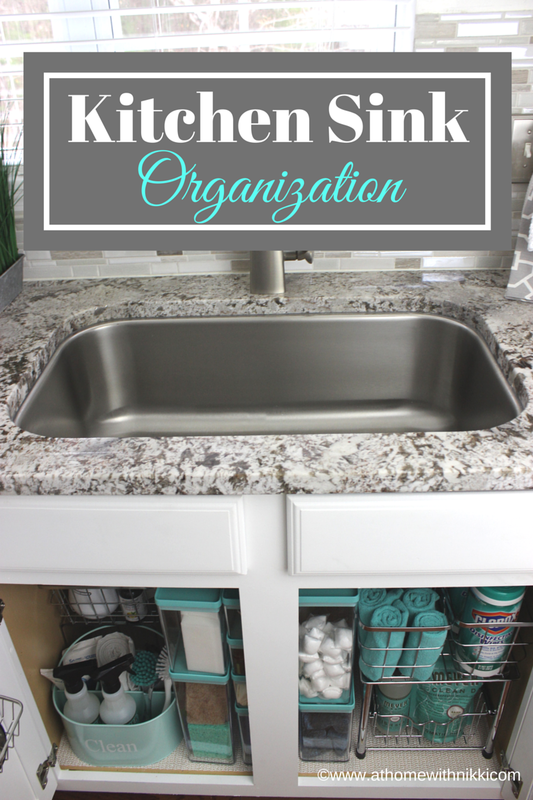 How To Organize Under The Kitchen Sink, How To Organize Kitchen Sink Cabinet